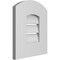 Ekena Millwork Arch Top Surface Mount PVC Gable Vent: Non-Functional, w/ 3-1/2"W x 1"P Standard Frame, 12"W x 12"H GVPAR12X1201SN - alternate 5